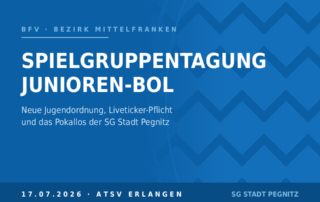 Artikelbild: Spielgruppentagung Junioren-BOL – neue Jugendordnung und Liveticker-Pflicht bei der SG Stadt Pegnitz